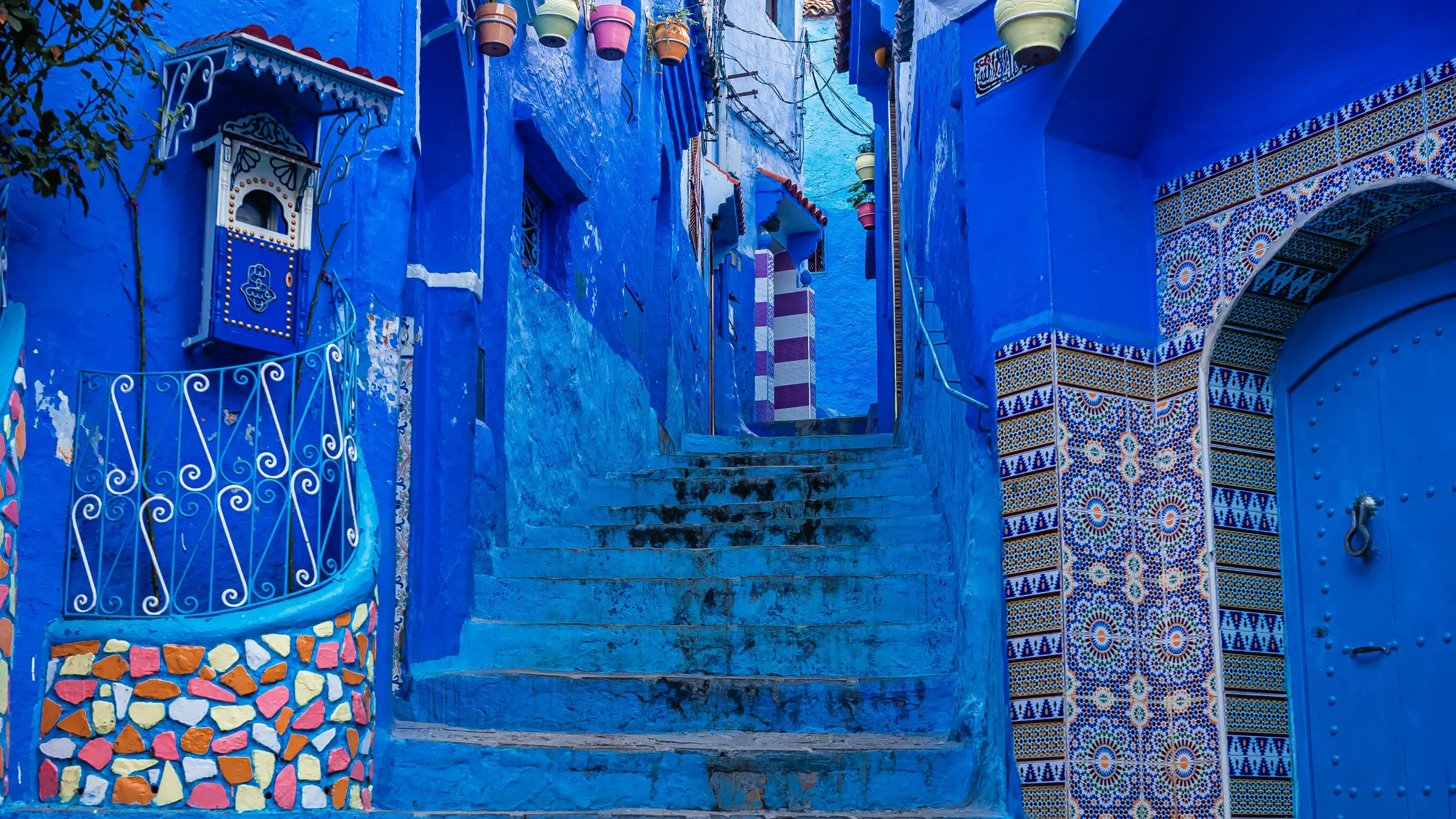 Durch Chefchaouens blaue Gassen schlendern